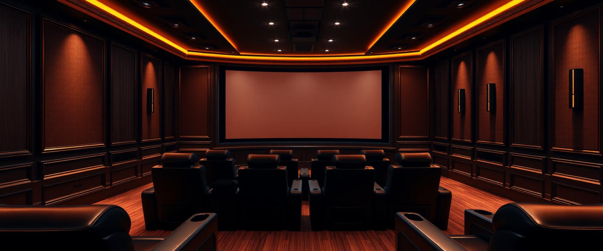 Bespoke home theatre designed and calibrated by Rhythm