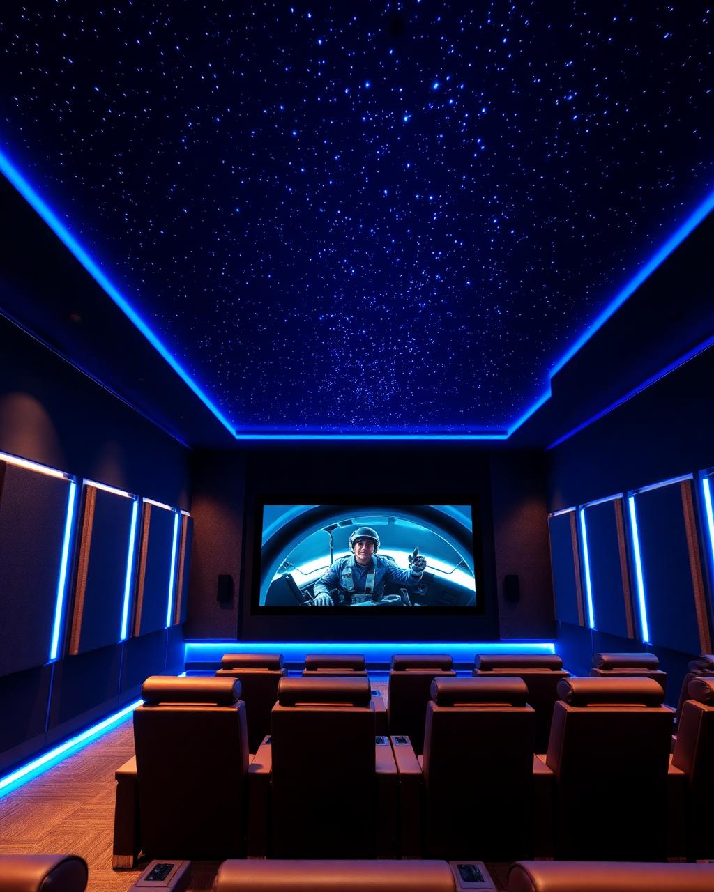 Starlit private theatre
